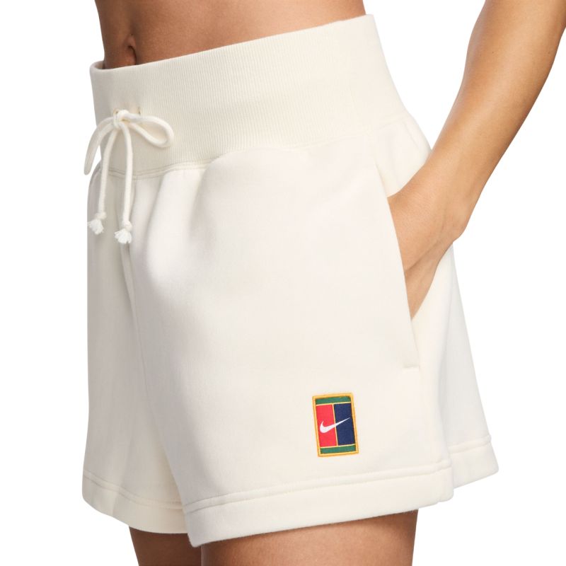 Nike Court Phoenix Fleece High-Waisted Loose Fit - pale ivory 
