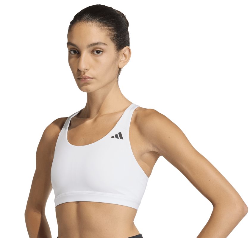 Adidas Optime Essentials Workout Medium Support Sports - white