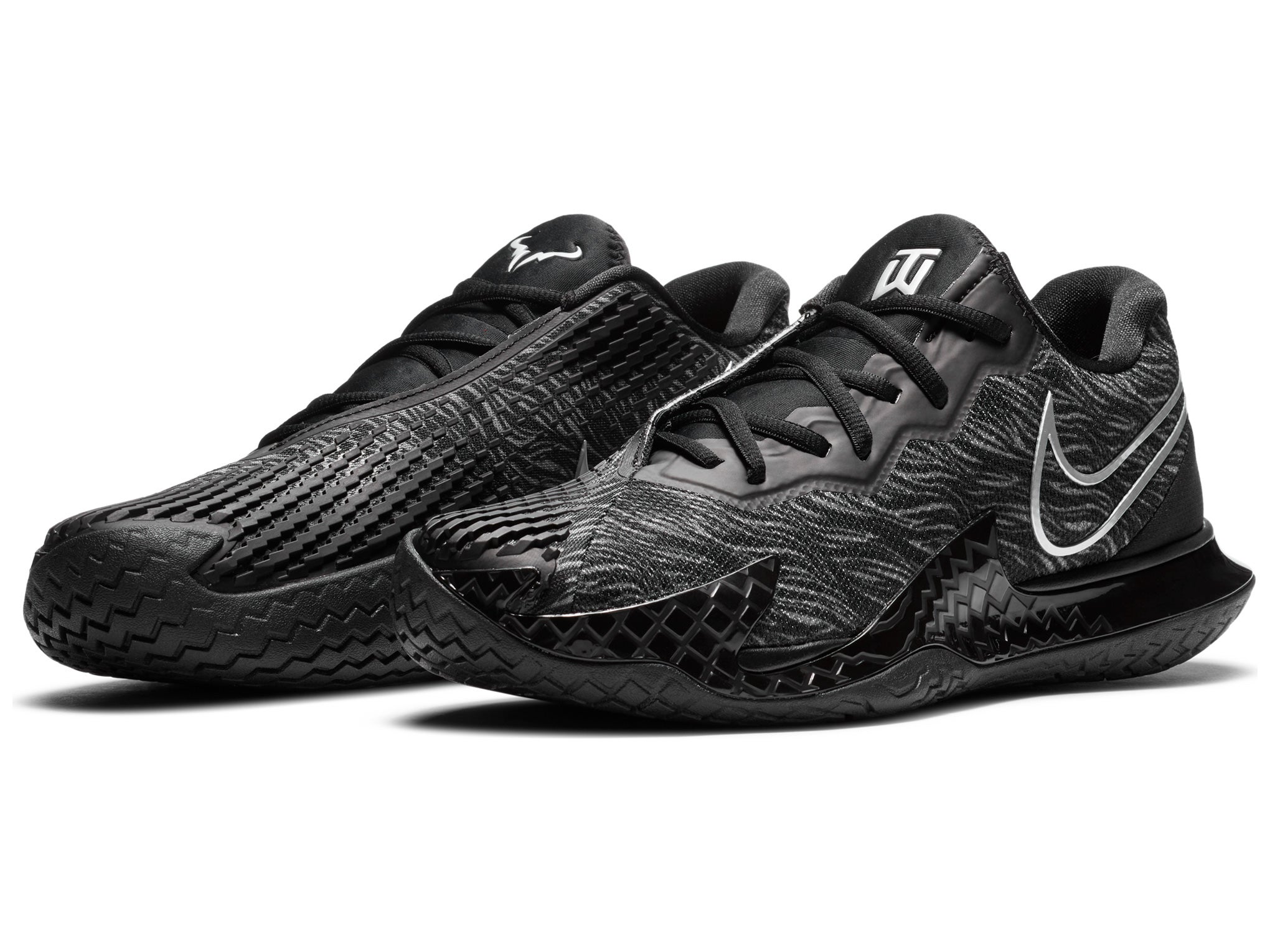 Nike Air Zoom Vapor Cage 4 - Rafa x Tiger Edition - black/metallic silver