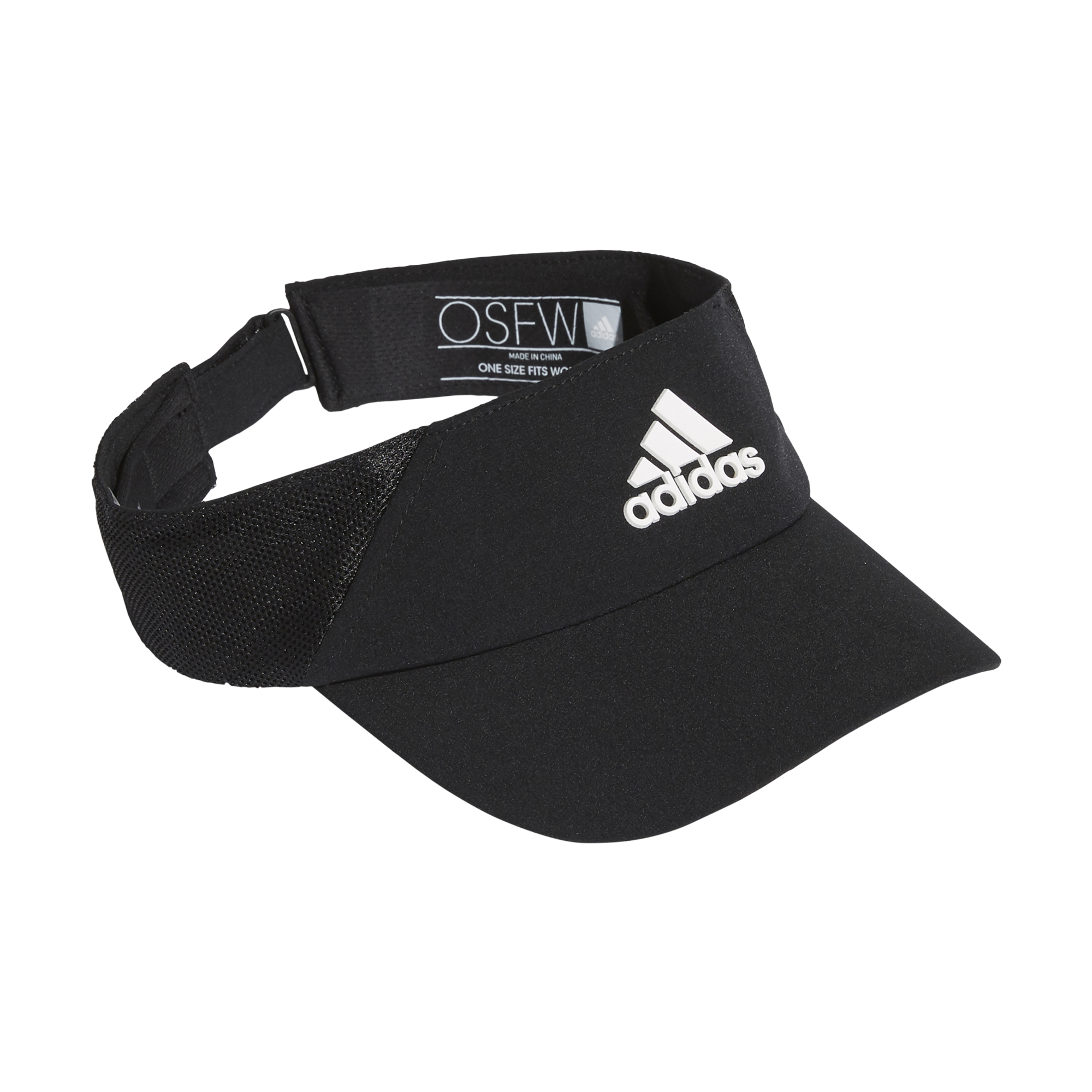 Adidas Aeroready Visor - black/black/white OSFM
