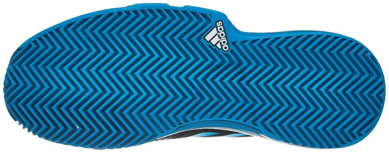 Adidas CourtJam Bounce M Clay - core black/shock cyan/white