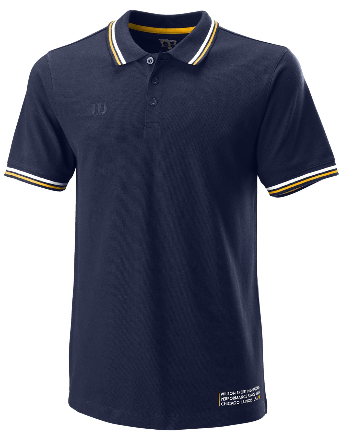 Wilson M Since 1914 Pique Polo - peacoat
