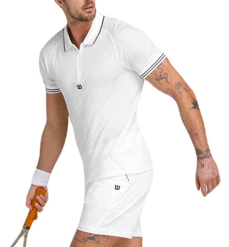 Wilson Series Seamless Polo - bright white