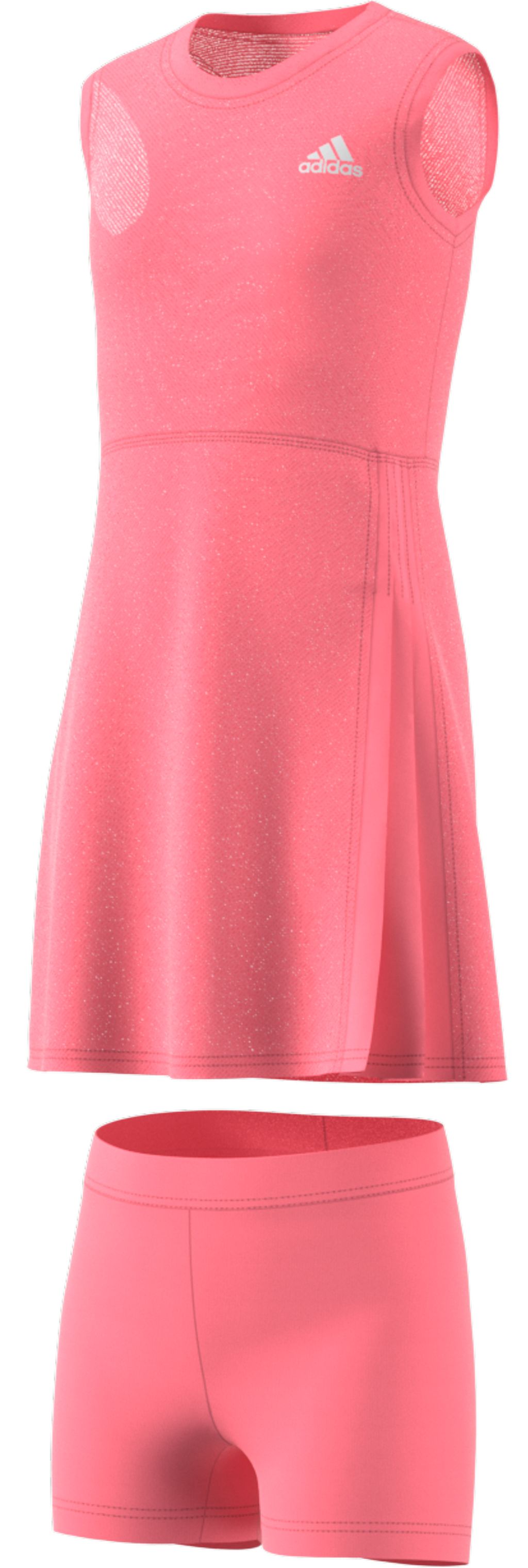 Adidas Pop Up Dress - acid red