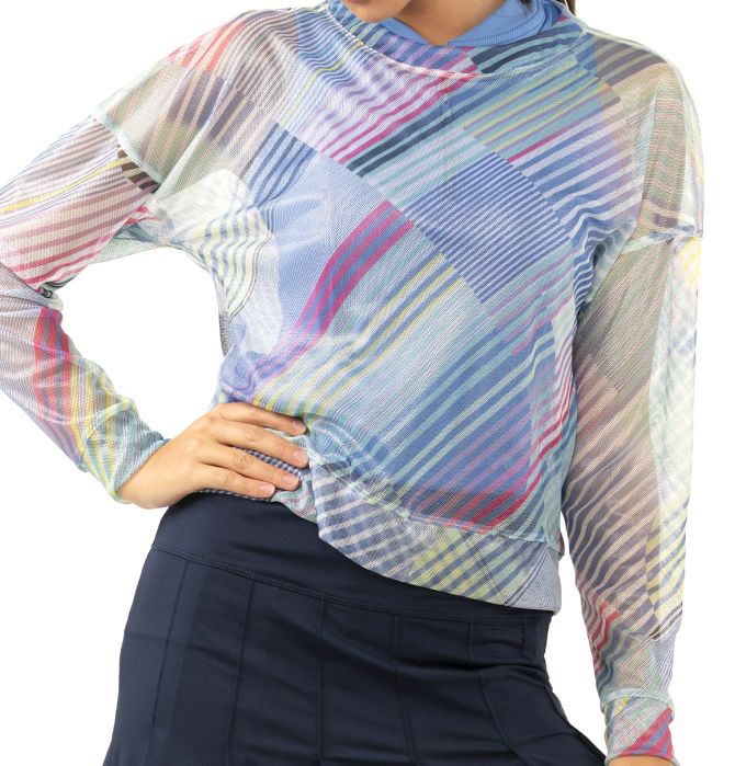 Lucky in Love Count Me In I Sheer Can Long Sleeve Top