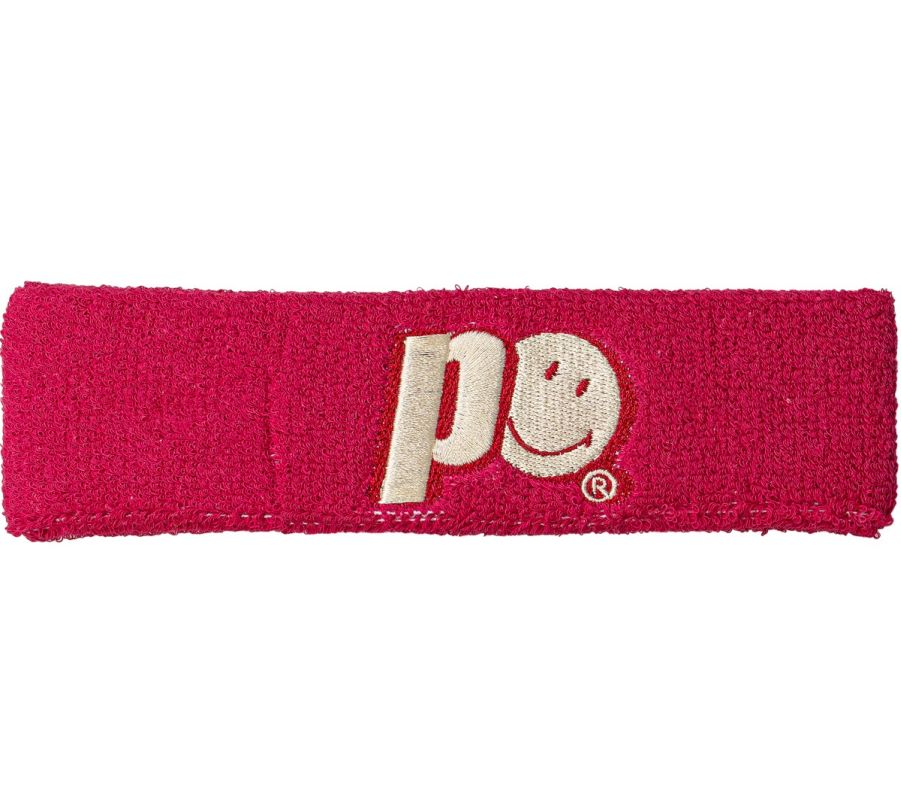 Prince X Smiley Headband - pink raspberry