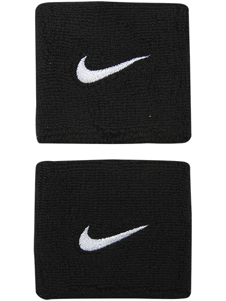 nike-swoosh-wristbands-black-white-1 Nike Swoosh Wristbands - black/white