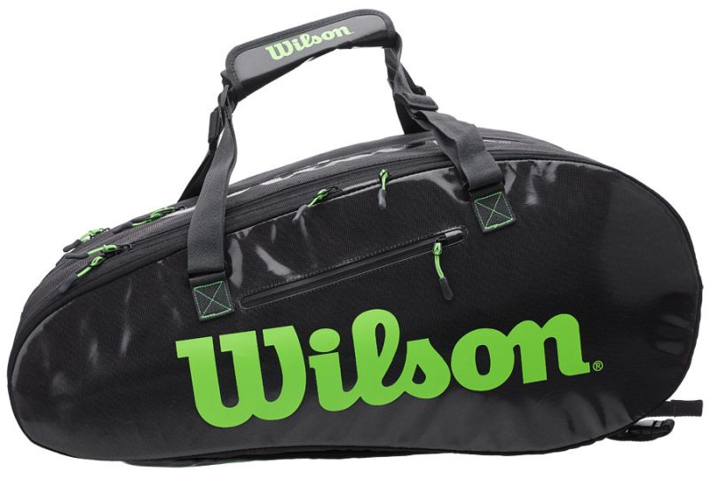 wilson-super-tour-3-comp-charcoal-green-1 Wilson Super Tour 3 Comp - charcoal/green
