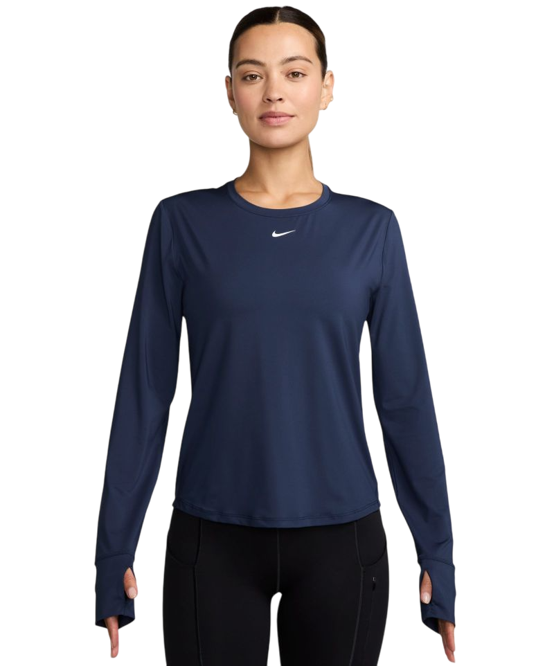 Nike One Classic Dri-FIT Long Sleeve - midnight navy/white