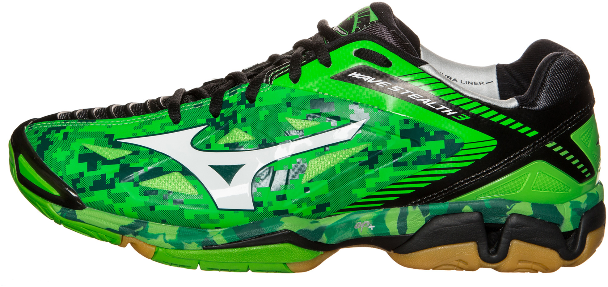 mizuno-wave-stealth-3-lime-white-black-5 Mizuno Wave Stealth 3 - lime/white/black