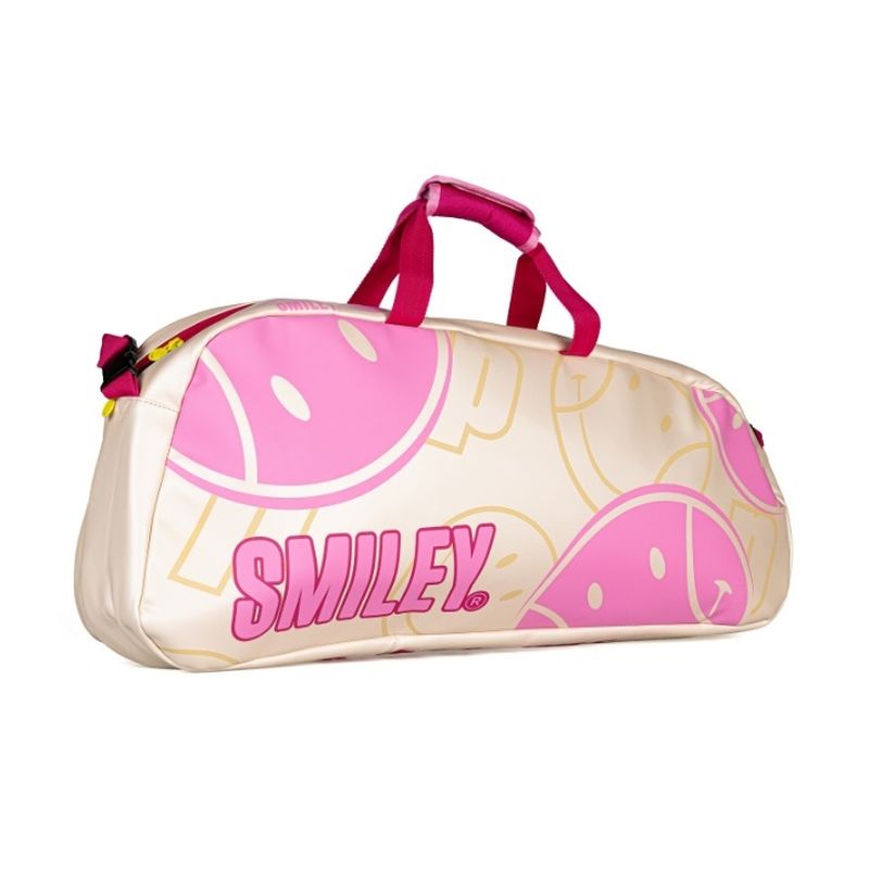 Prince X Smiley Tour 1 Comp Bag - pink/cream