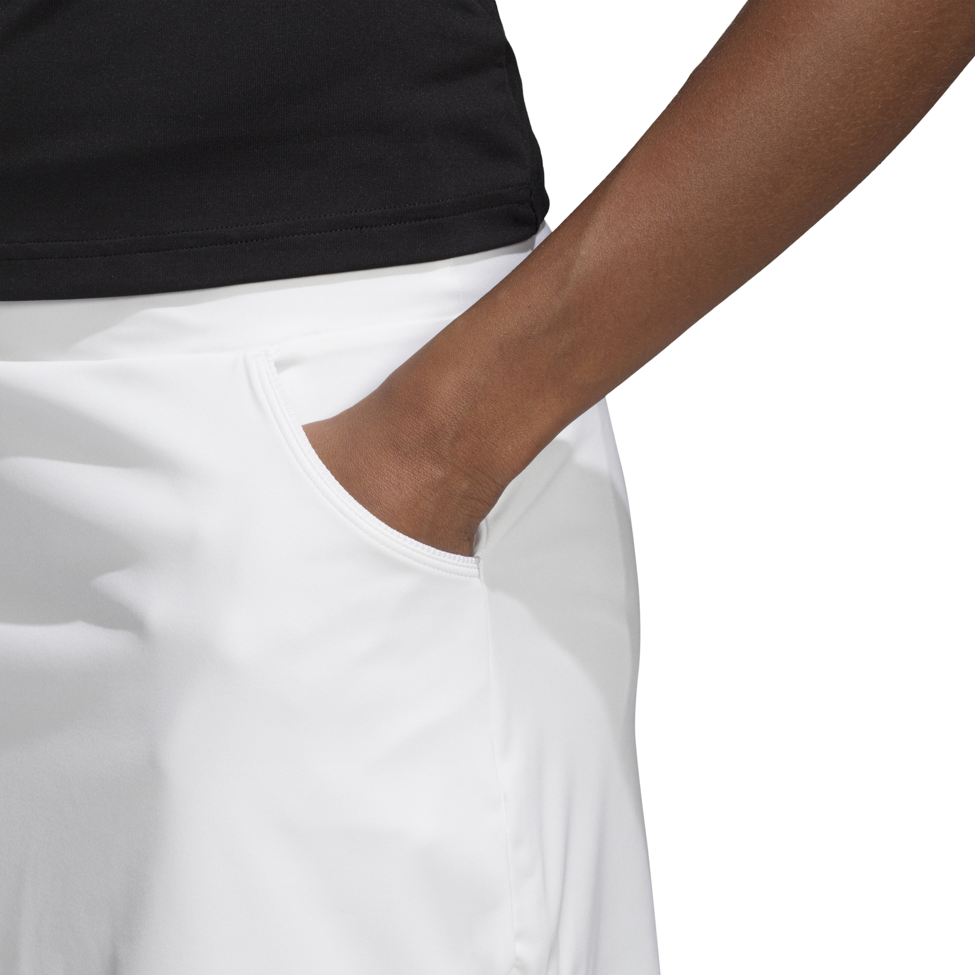 Adidas Club Skirt - white/matte silver/black