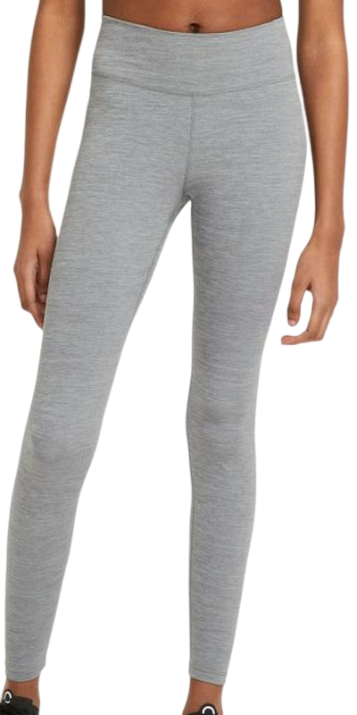 Nike One Dri-Fit Mid-Rise Tight W - iron grey/heather/white