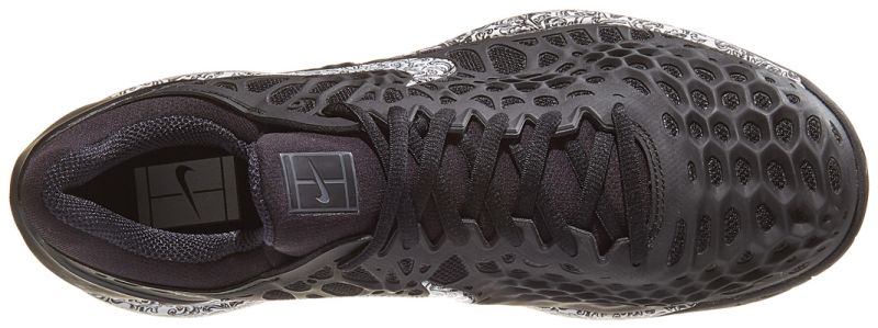 nike-air-zoom-cage-3-clay-black-white-4 Nike Air Zoom Cage 3 Clay - black/white