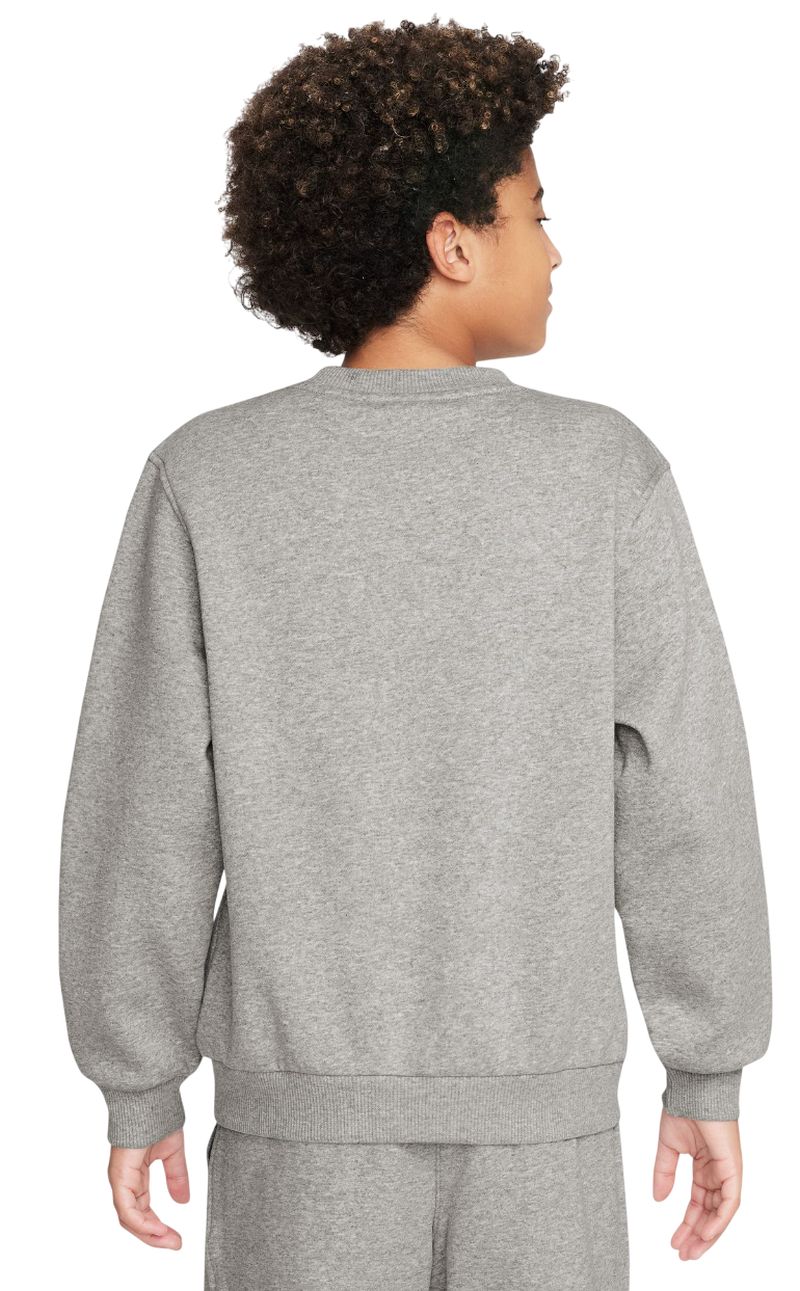 Nike Kids Sportswear Club Fleece - dark grey heather/white 