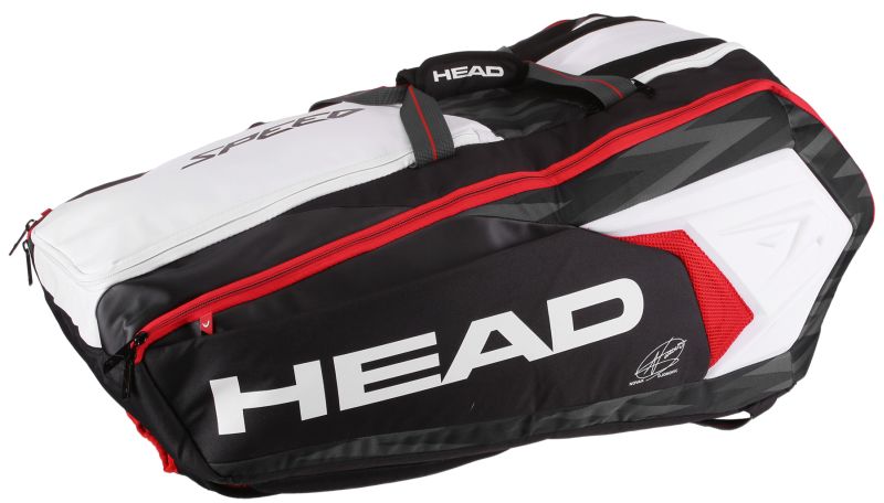head-novak-djokovic-12r-monstercombi-black-white-1 Head Novak Djokovic 12R Monstercombi - black/white