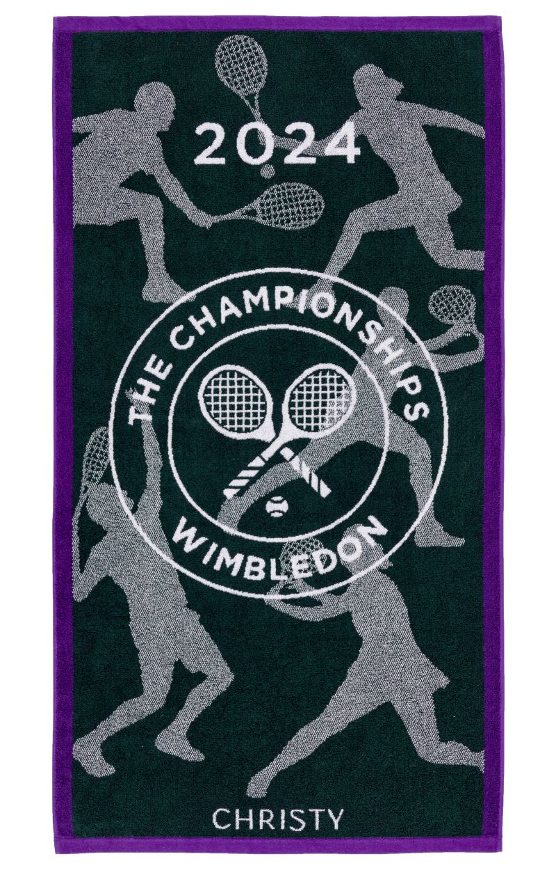 Wimbledon_Championship_2024_Green-Purple_Cutout Wimbledon Championship Towel 2024