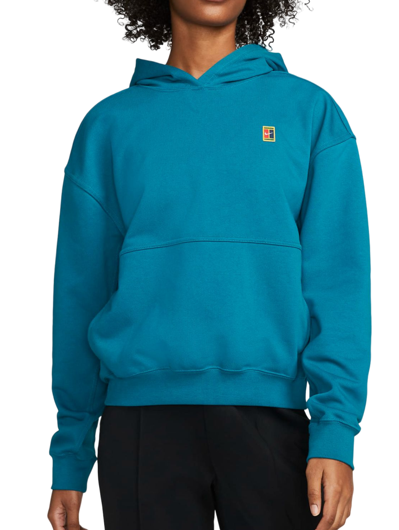 Nike Court Fleece Tennis Hoodie - green abyss