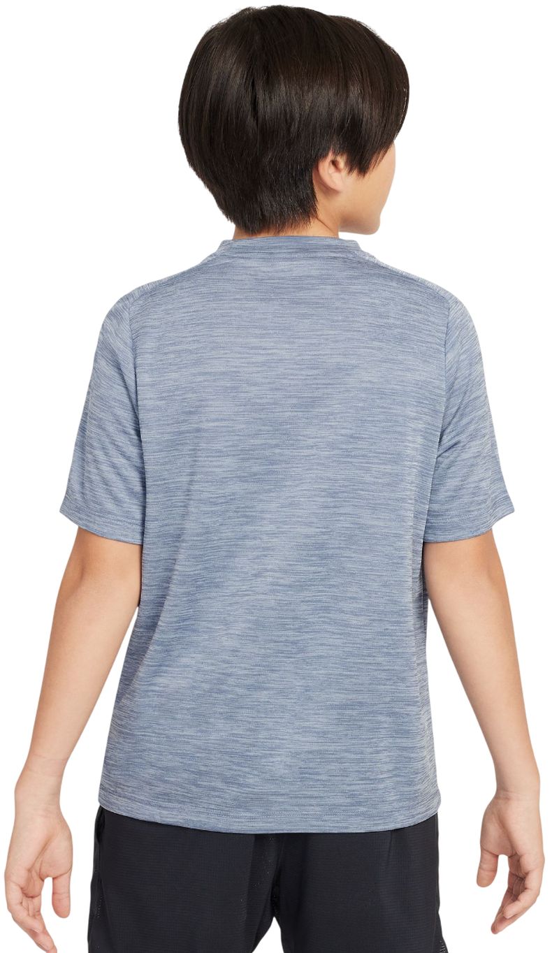 Nike Boys Multi Dri-FIT Short-Sleeve - world indigo/celestine blue/white 