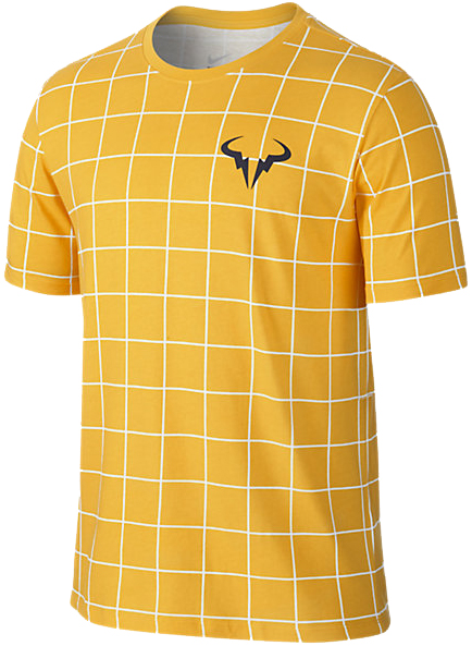  Nike Rafa SS Crew Tee - white/varsity maize
