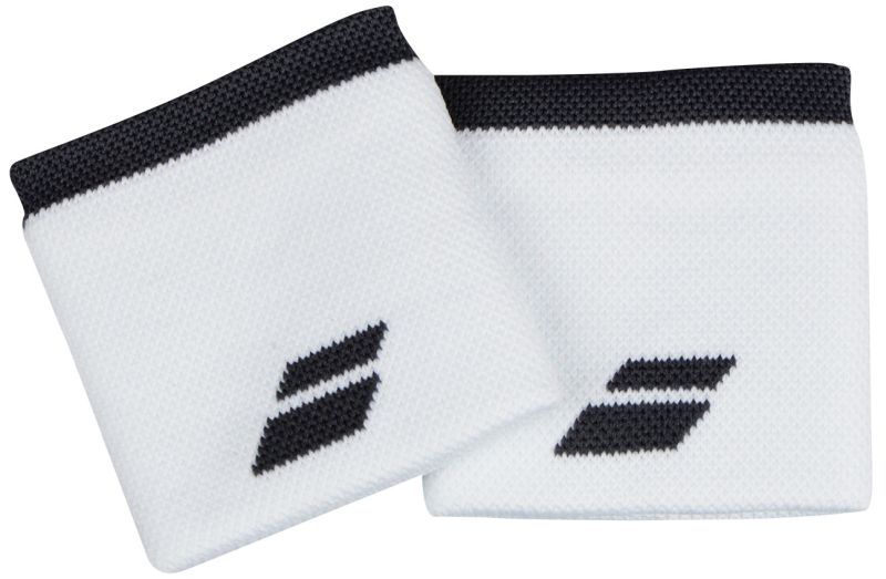 Babolat Logo Wristband - white/rabbit