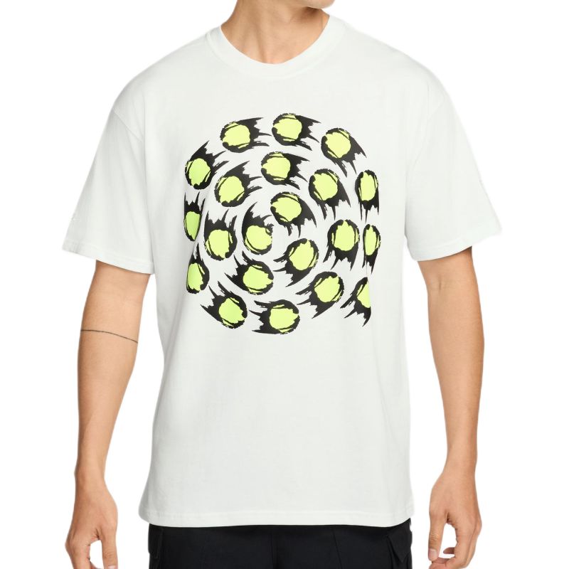 Męski T-Shirt Nike Club Rules Logo2 - summit white