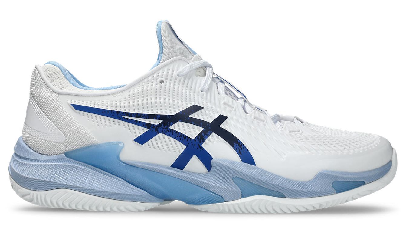 Asics Court FF 3 Novak Clay - white/tuna blue 
