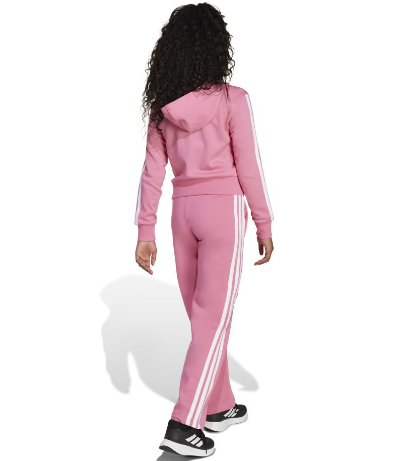 Adidas Kids 3-Stripes Essentials Fleece - pink/white