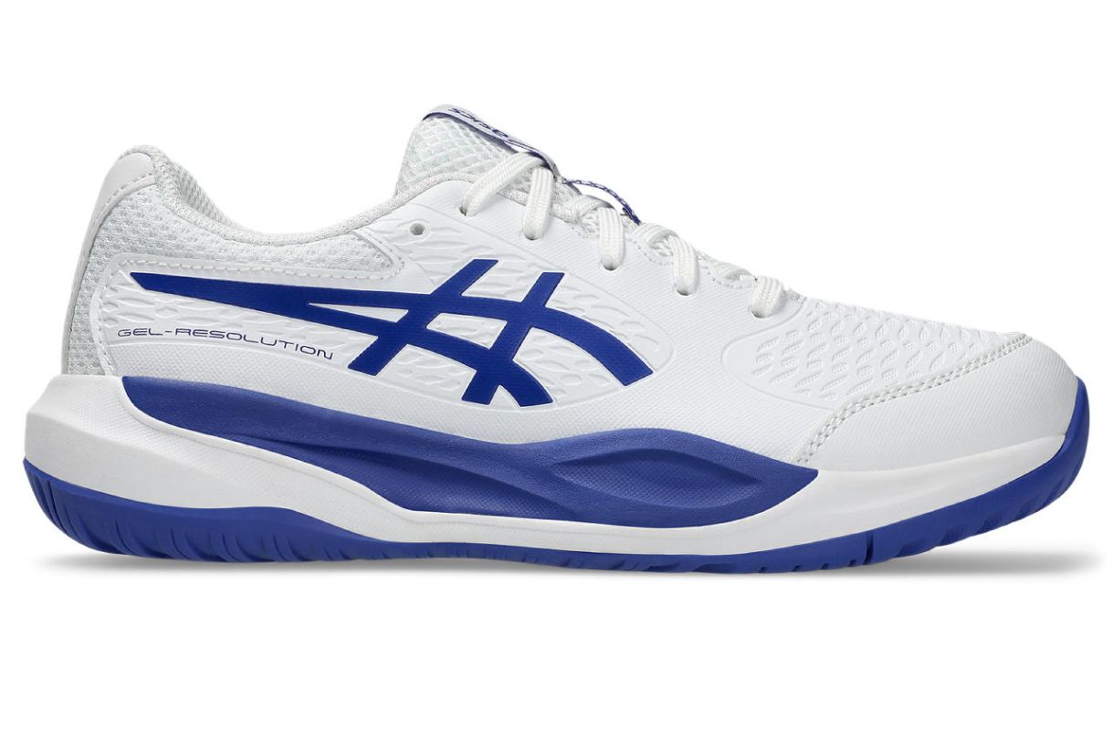 Asics Gel-Resolution X GS - white/dark cobalt