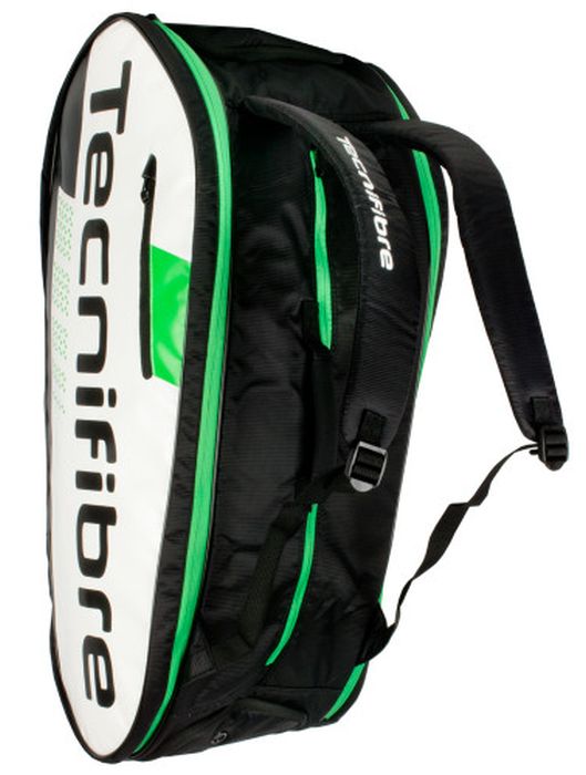 Tecnifibre Squash Green 12R - white/black/green