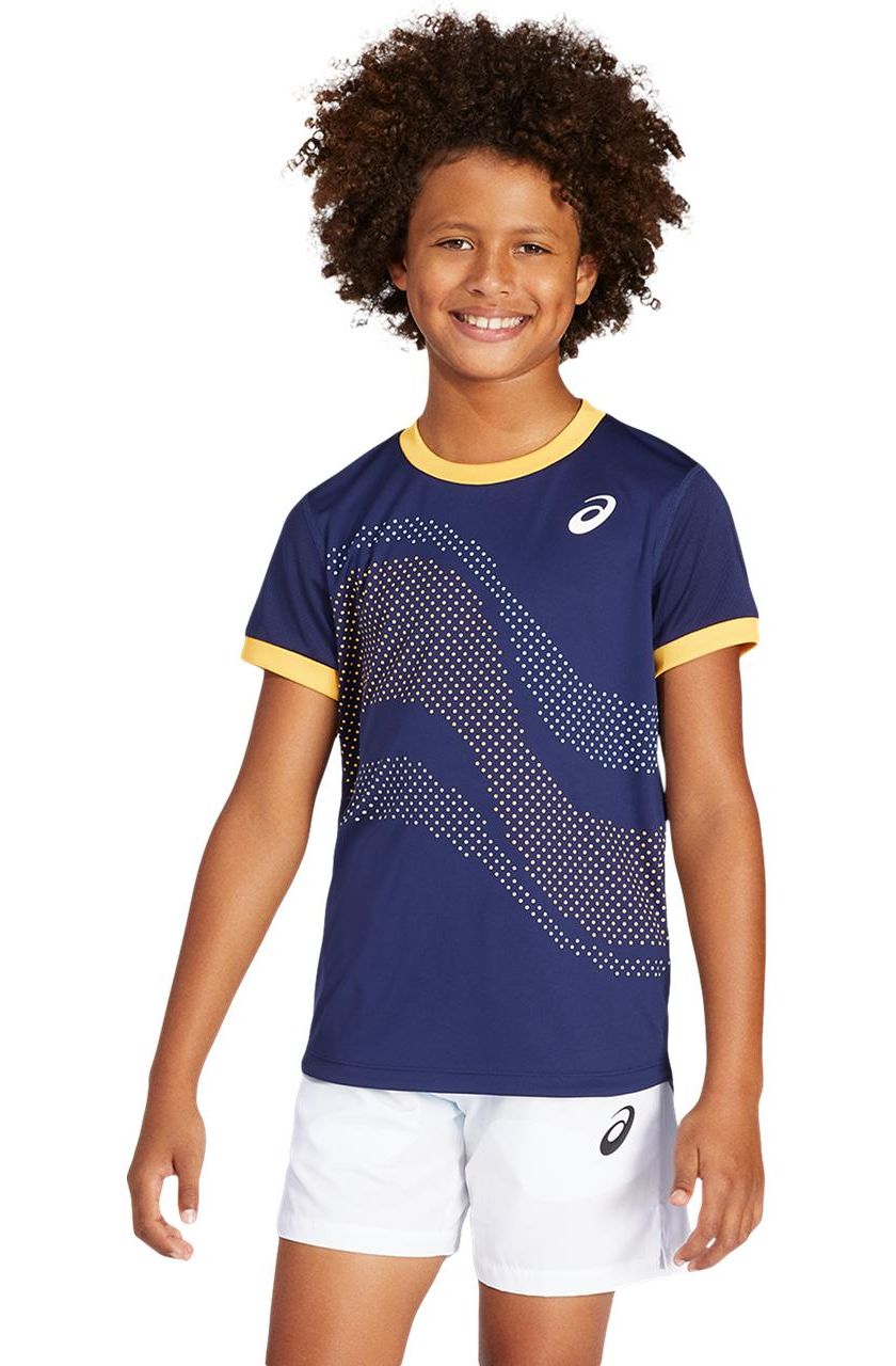Ascis Tennis B GPX Tee - peacoat