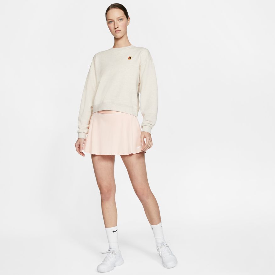 Nike Court Heritage Long Sleeve Sweatshirt - light orewood brown