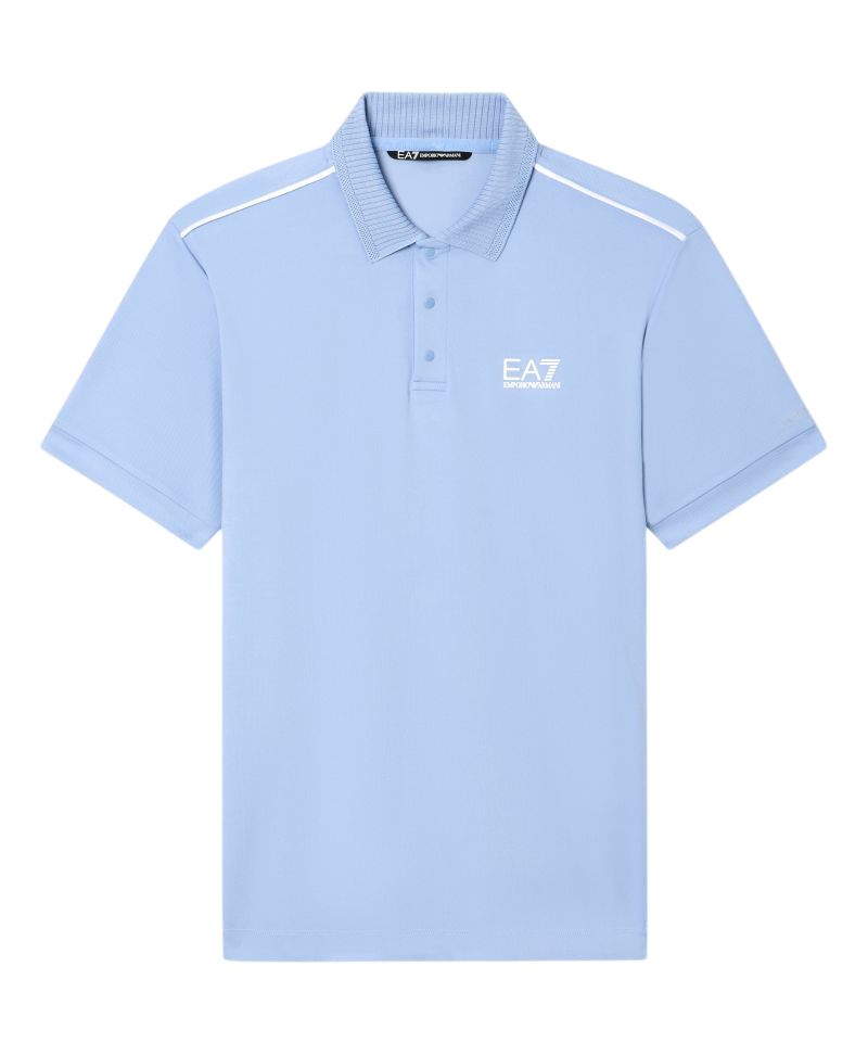 EA7 Tennis Pro Shirt In Ventus7 - bel air blue EA7 Tennis Pro Shirt In Ventus7 - bel air blue