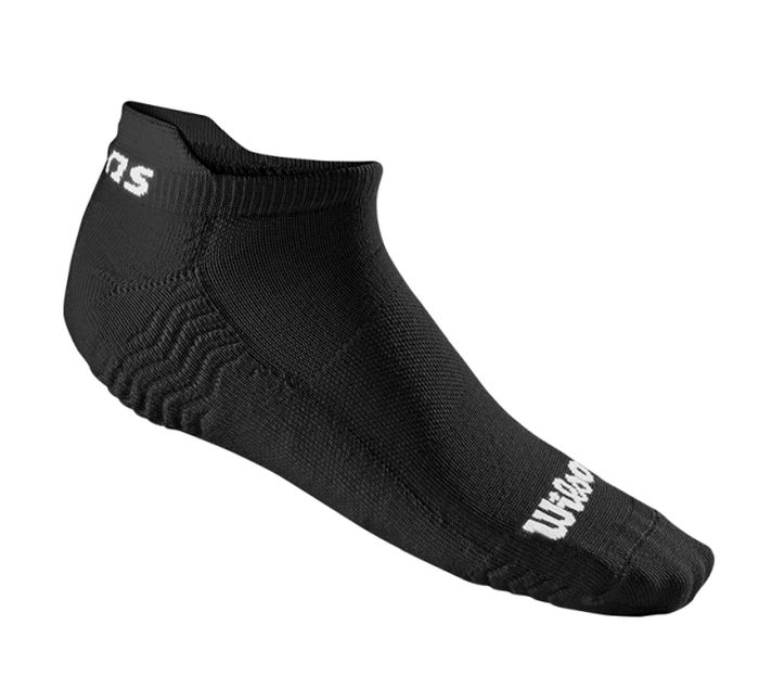 Wilson Kaos II No Show Sock 1P - black/light grey