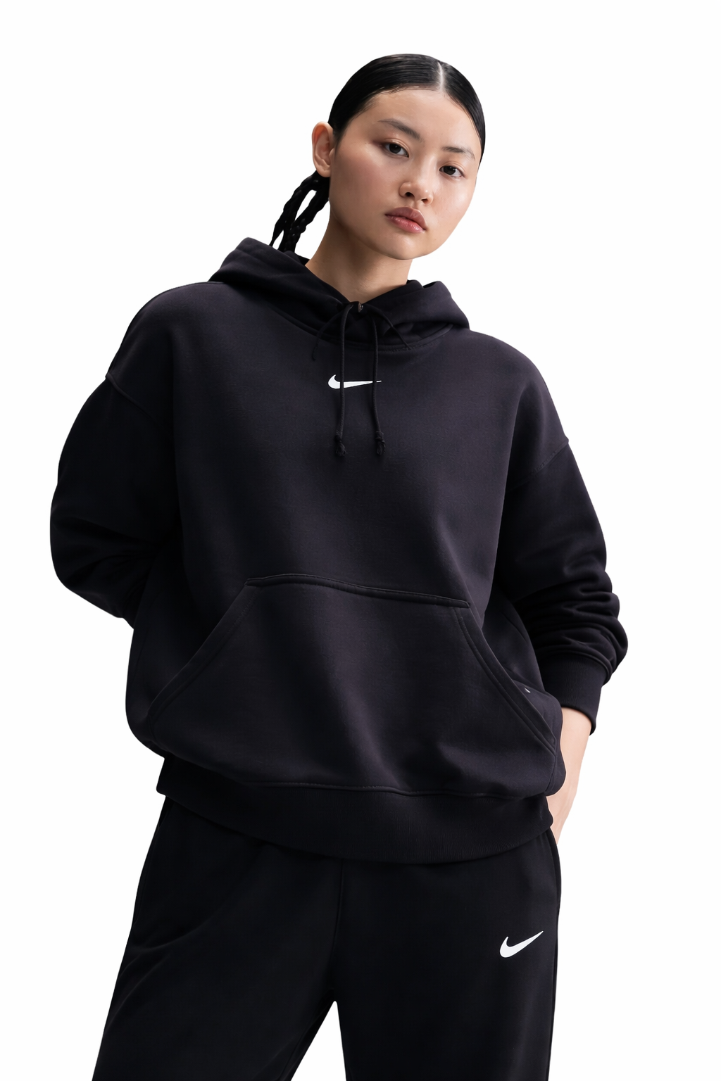 Nike Sportwear Phoenix Fleece - black/sail