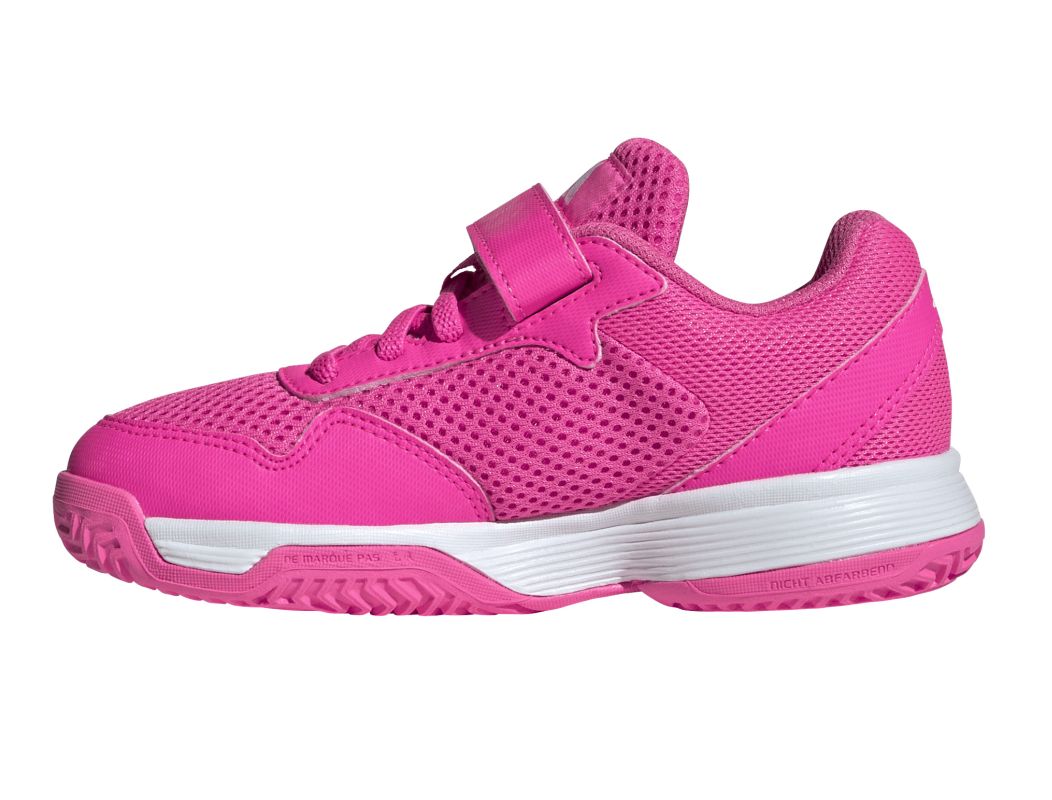 Adidas Courtflash K - lucid pink/cloud white/lucid pink