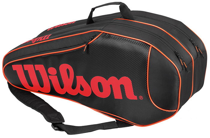 wilson-burn-team-6-pack-bag-black-orange Wilson Burn Team 6 Pack Bag - black/orange
