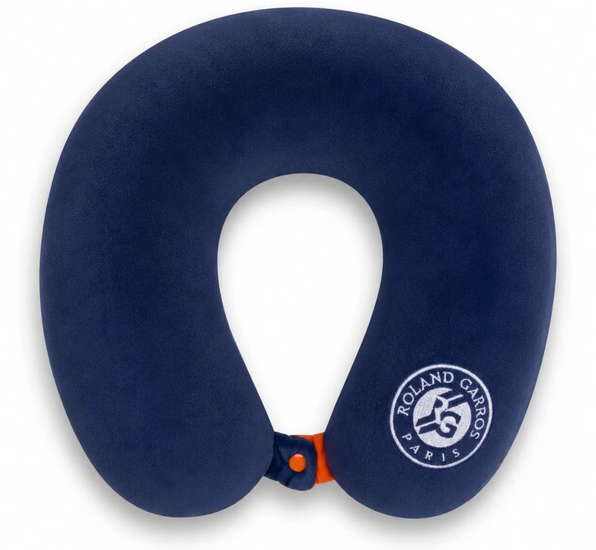Roland Garros Neck Support Pillow - navy blue