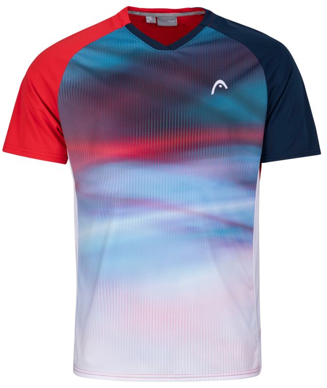 Head Striker T-Shirt M - red/print vision