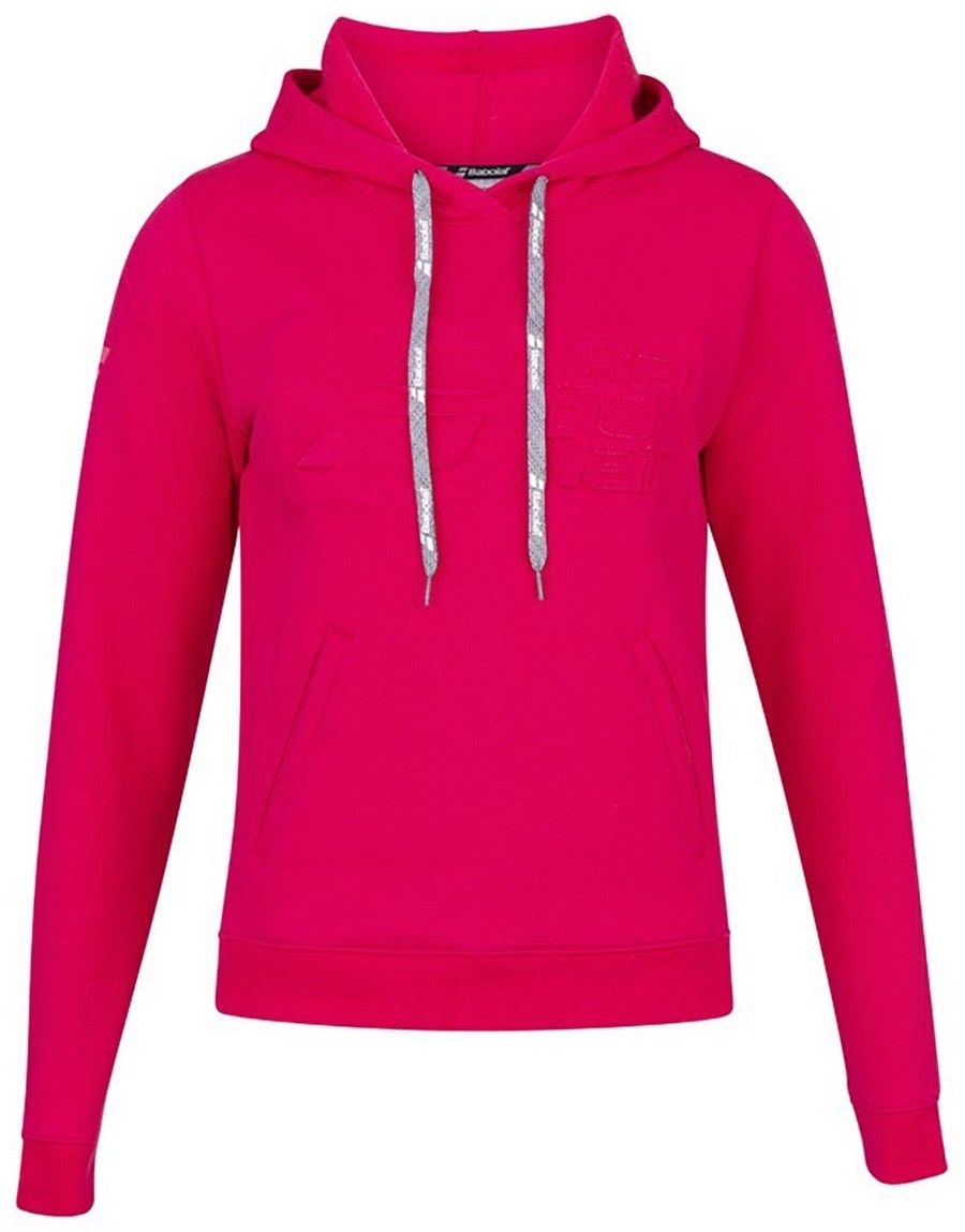 Babolat Exercise Hood Sweat Women - red rose Babolat Exercise Hood Sweat Women - red rose