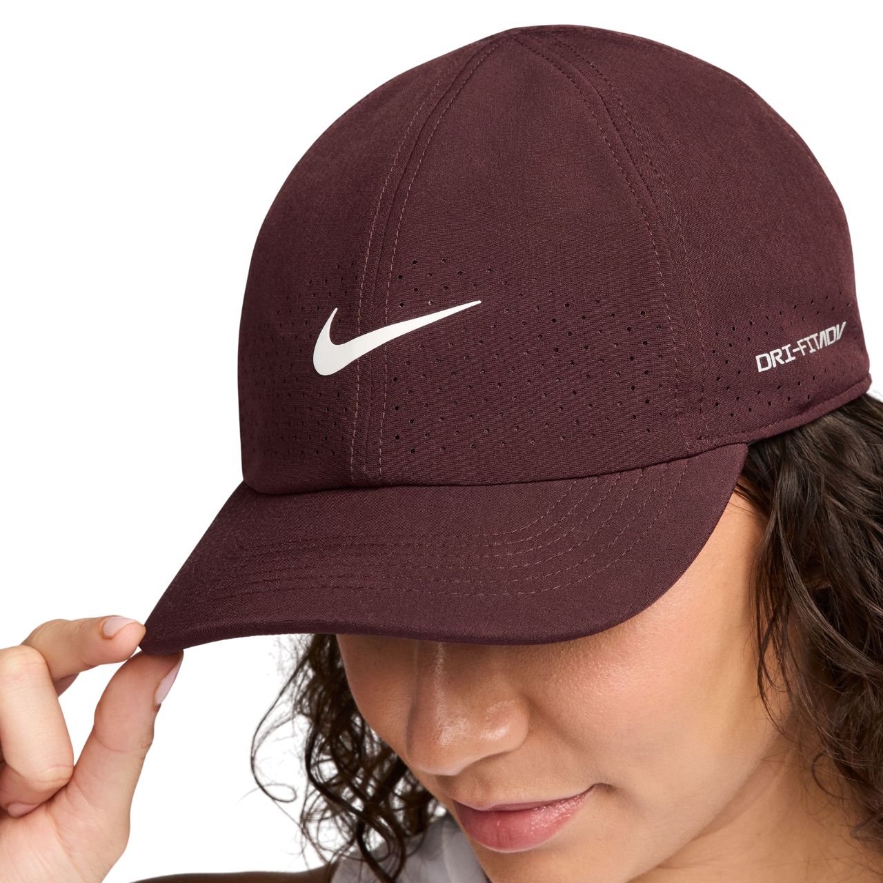 Nike Dri-Fit ADV Club Unstructured Tennis - burgundy crush/white