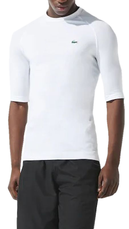 Lacoste Men's Lacoste SPORT Ergonomic Compression T-Shirt white