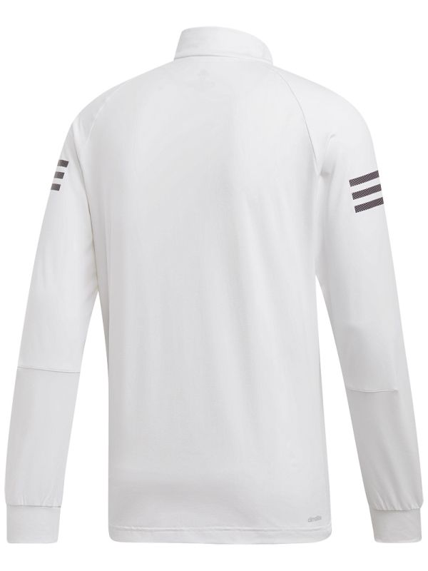 adidas-club-1-4-zip-midlayer-white-black-2 Adidas Club 1/4 Zip Midlayer - white/black