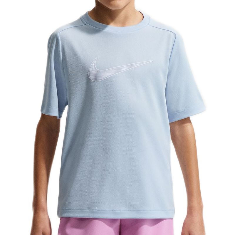 Nike Dri-FIT Multi Short Sleeve - hydrogen blue/white