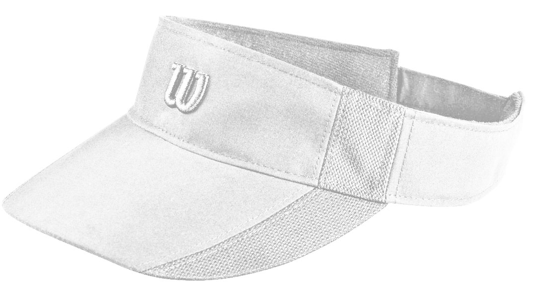 wilson-women-s-visor-white-1 Wilson Women's Visor - white