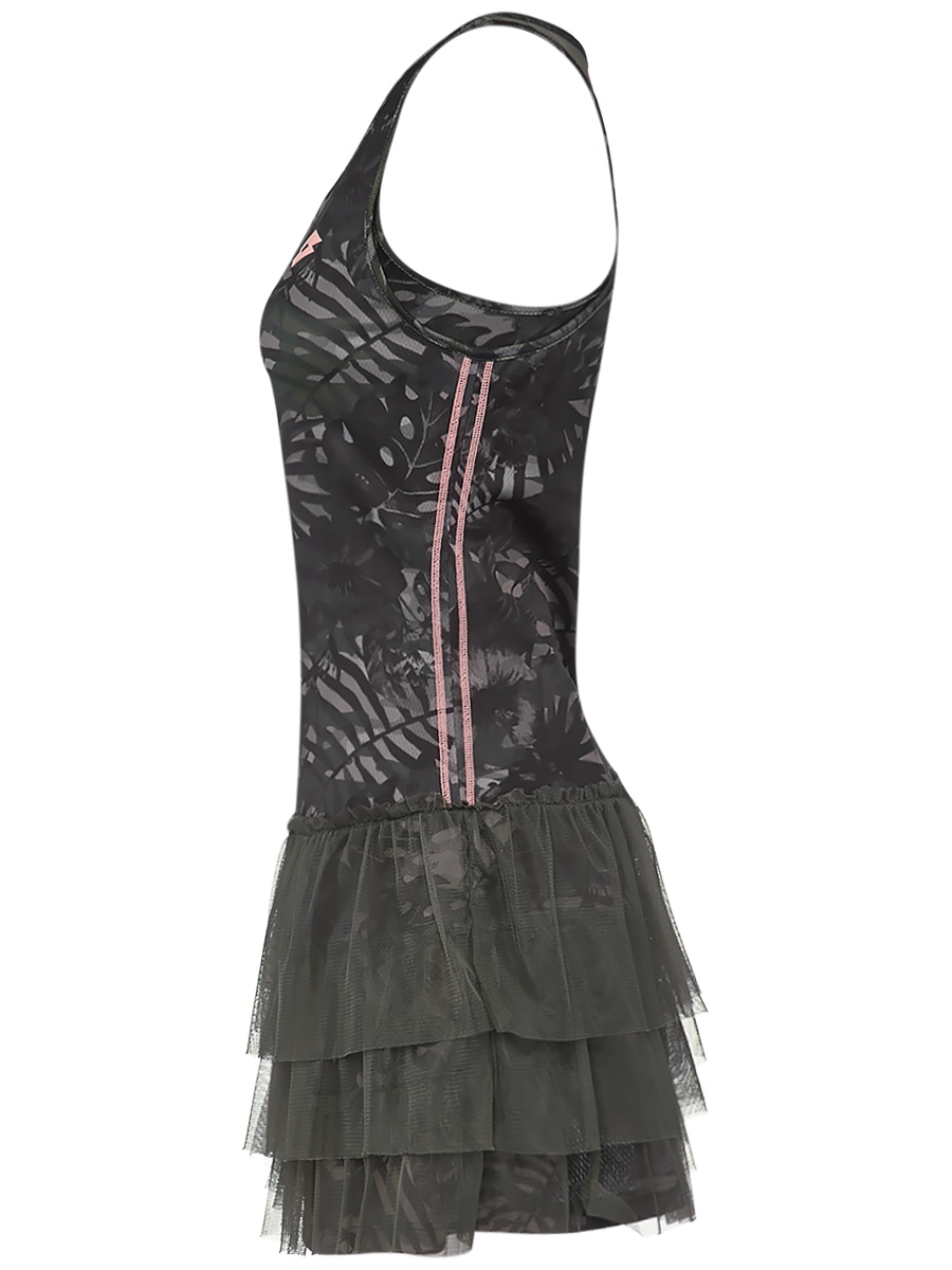  Lotto Camoflower Dress + Bra - leaf print