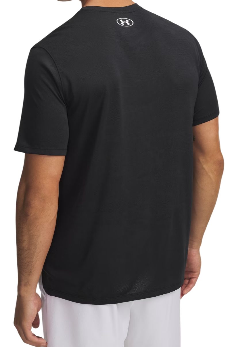 Under Armour Tech Vent Jacquard Short Sleeve - black/white