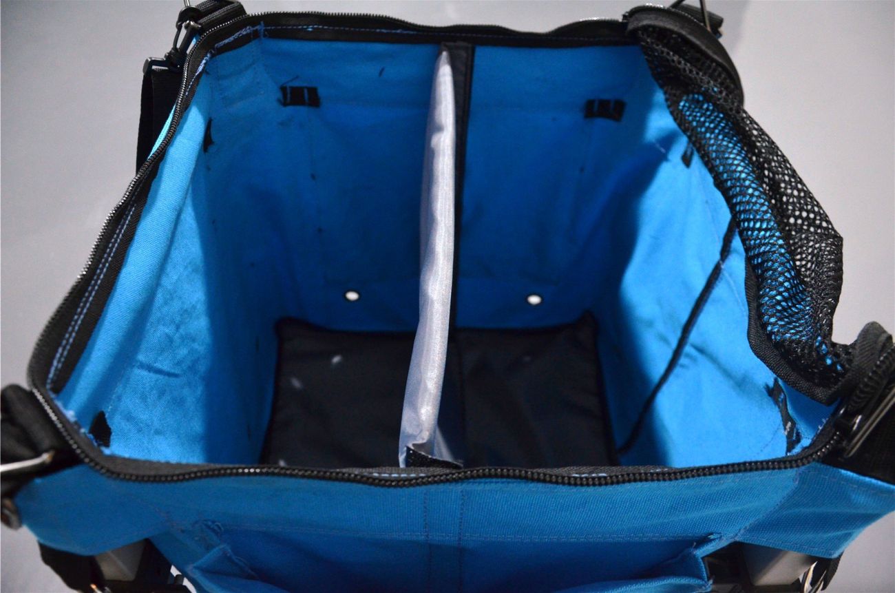 ballkorb_blau Polyfibre Heavy Duty Ball Cart