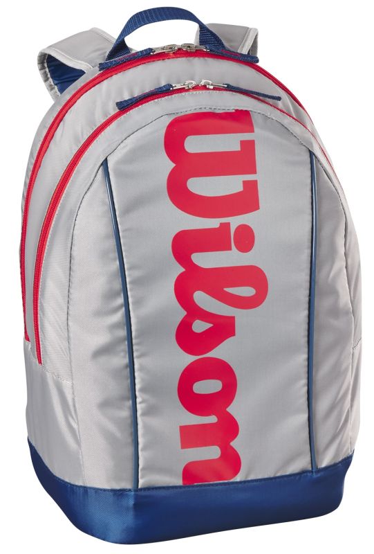 Wilson Junior Backpack - light grey/red/blue