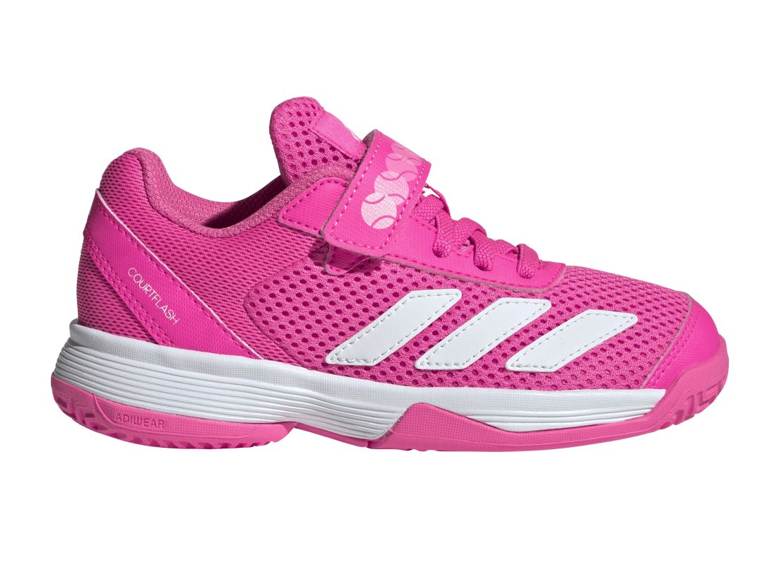 Adidas Courtflash K - lucid pink/cloud white/lucid pink